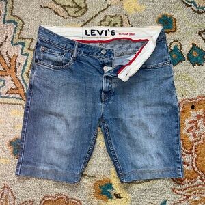 Levi’s Selvage DenimButton Fly  511 Shorts Waist 34 Inseam 9.5 Classic USA